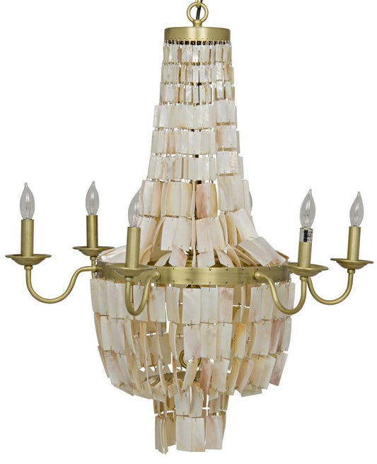 Noir Bijou Chandelier Antique Brass