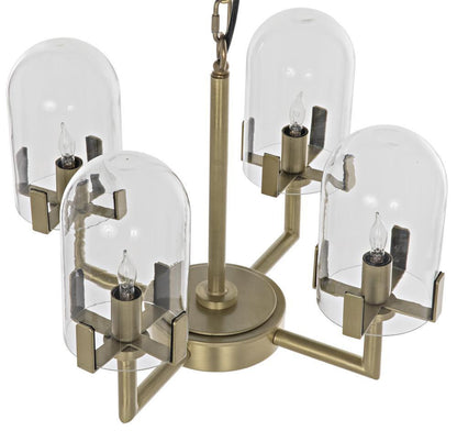 Noir Bistro Chandelier LAMP735MB