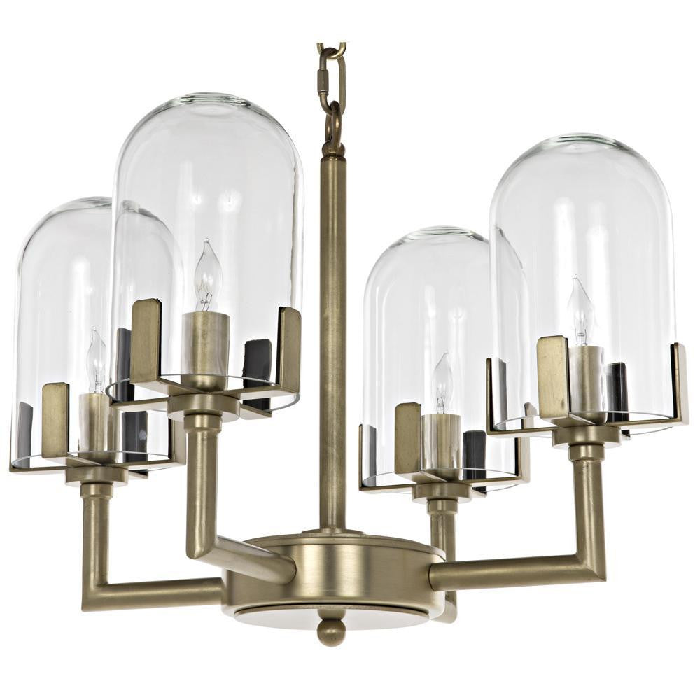 Noir Bistro Chandelier LAMP735MB
