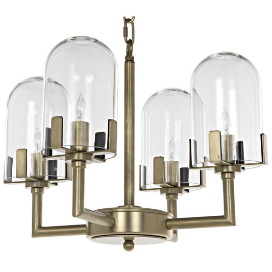 Noir Bistro Chandelier LAMP735MB