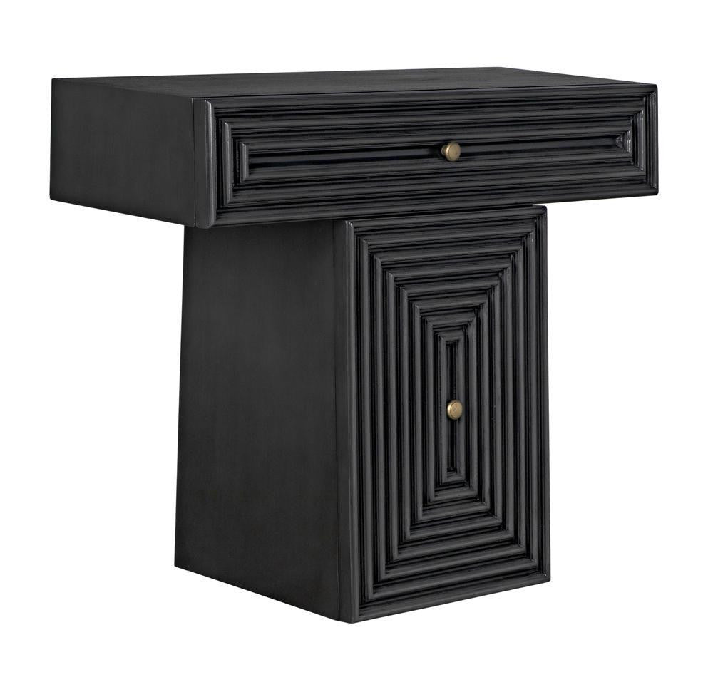 Noir Brice Console Pale