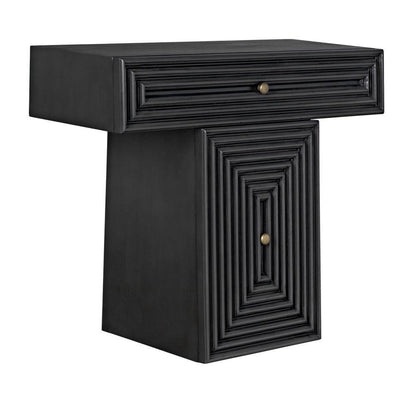 Noir Brice Console Pale
