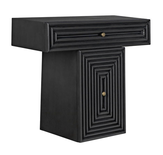 Noir Brice Console Pale