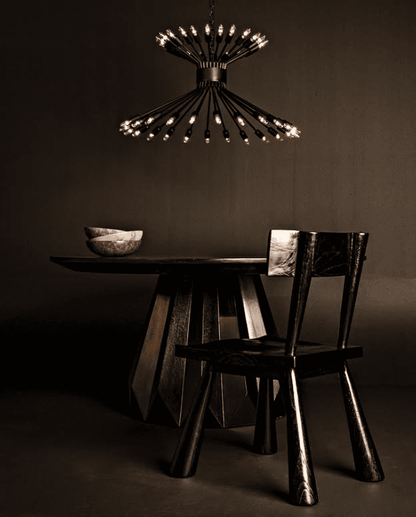 Noir Brosche Dining Table