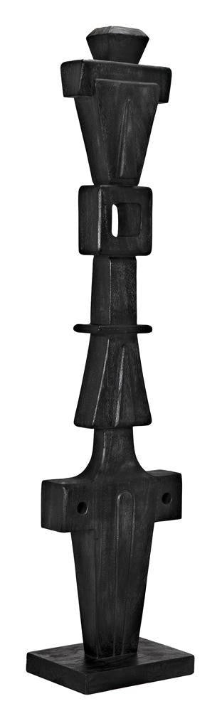 Noir Brutus Statue Burnt Black