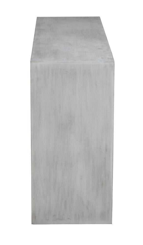 Noir Caine Console White Wash