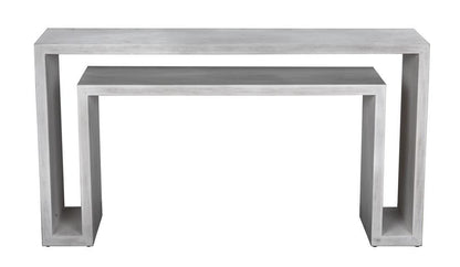 Noir Caine Console White Wash