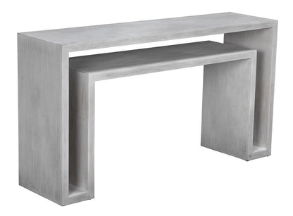 Noir Caine Console White Wash