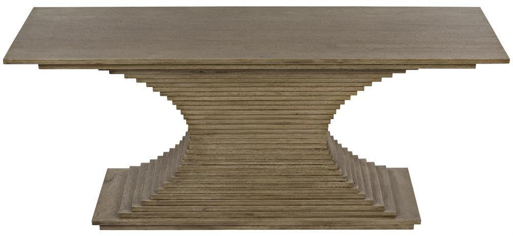 Noir Cambio Console Bleached Walnut
