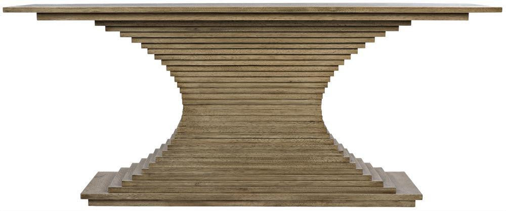 Noir Cambio Console Bleached Walnut
