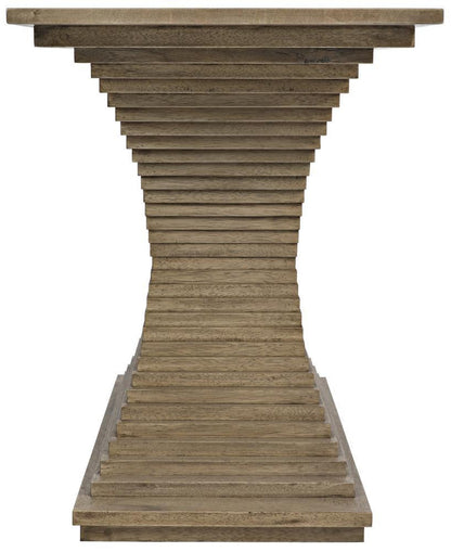 Noir Cambio Console Bleached Walnut