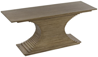 Noir Cambio Console Bleached Walnut