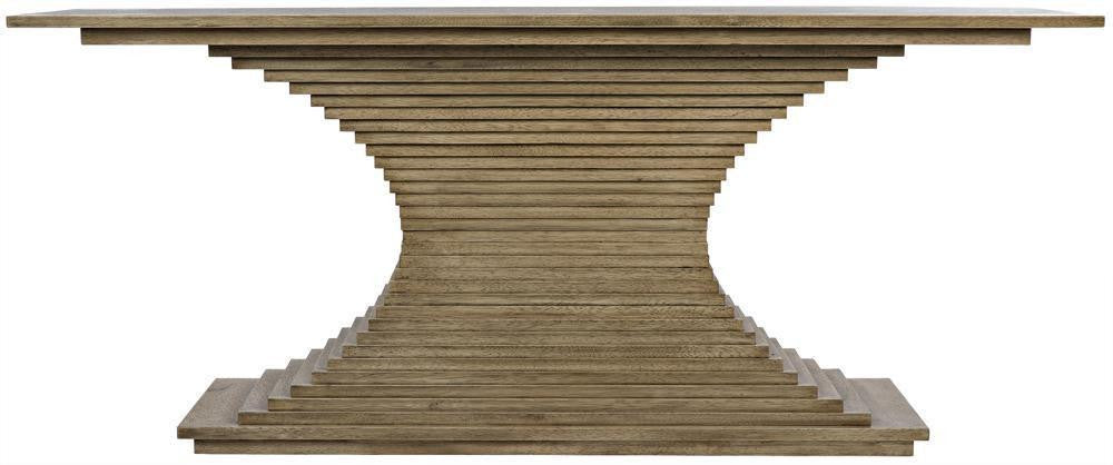 Noir Cambio Console Bleached Walnut
