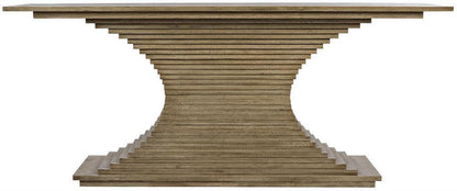 Noir Cambio Console Bleached Walnut