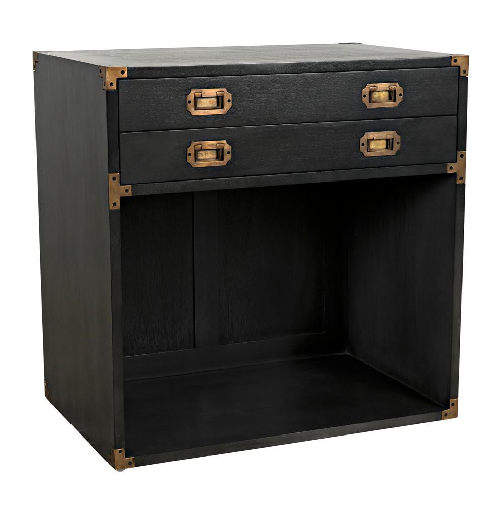 Noir Campaign Side Table Pale