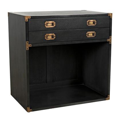 Noir Campaign Side Table Pale