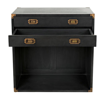 Noir Campaign Side Table