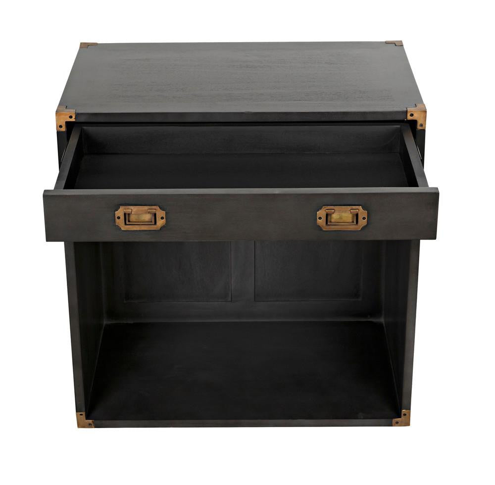 Noir Campaign Side Table