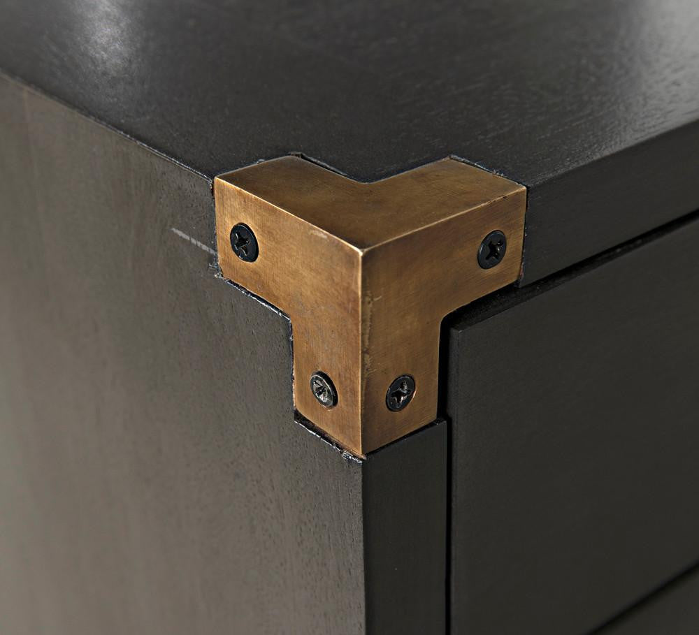 Noir Campaign Side Table