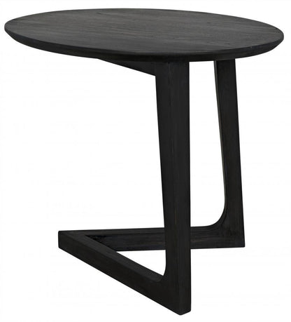 Noir Cantilever Side Table Black Charcoal