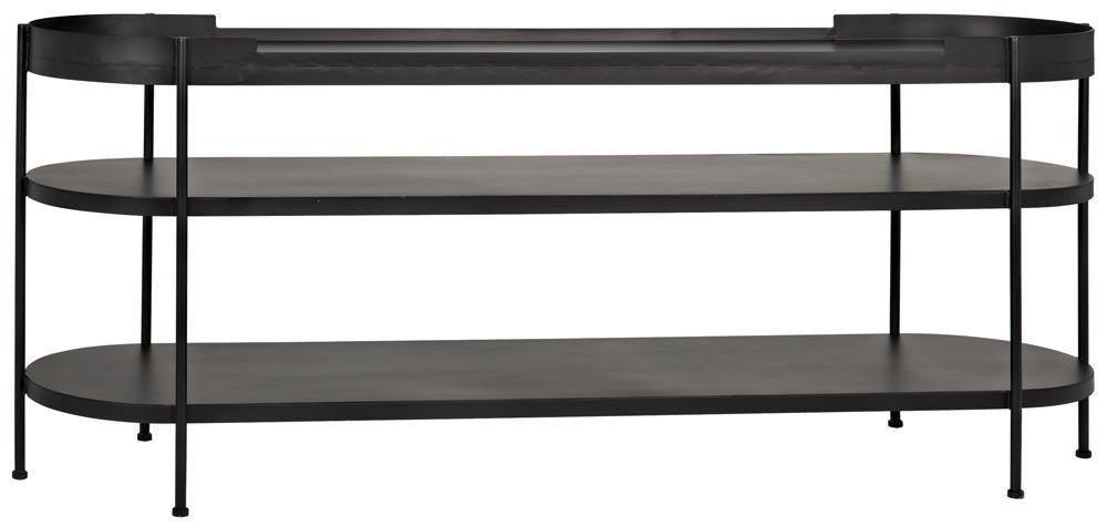 Noir Cassio Console Matte Black