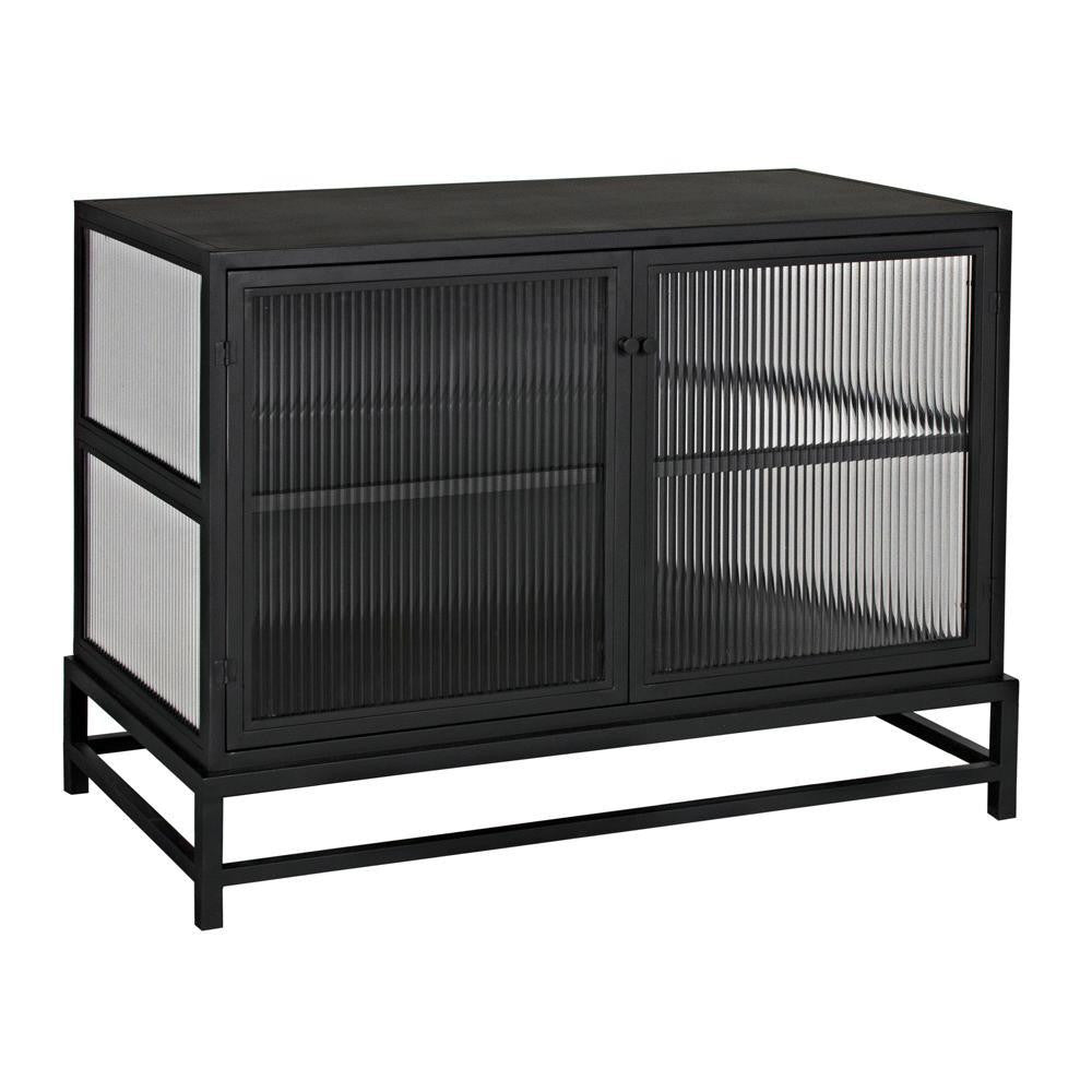 Noir Chandler 2 Door Sideboard Matte Black