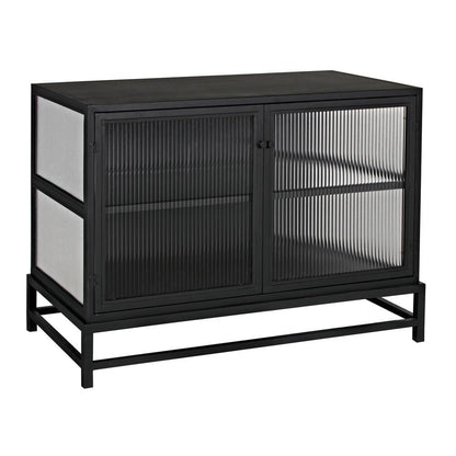 Noir Chandler 2 Door Sideboard Matte Black