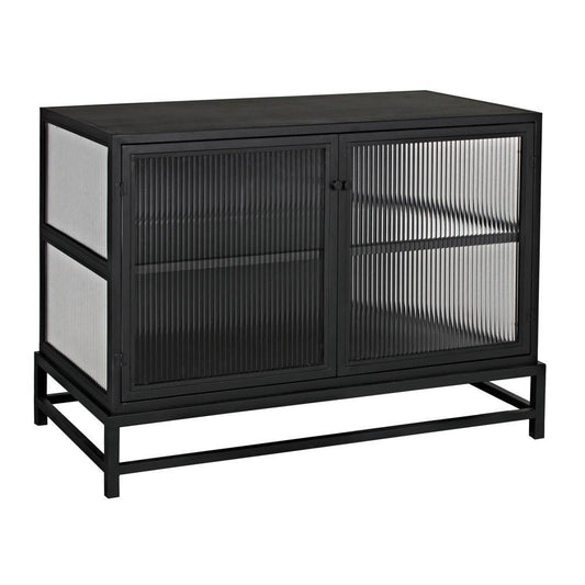 Noir Chandler 2 Door Sideboard Matte Black
