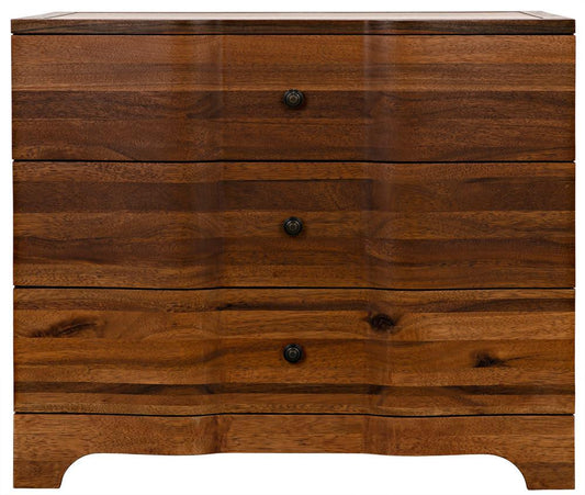 Noir Claudie Chest Ebony Walnut