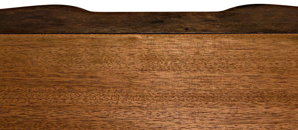 Noir Claudie Chest, 3-Drawer, Dark Walnut, 38"W GDRE202DW, Noir GDRE202DW YUU6013LUQ