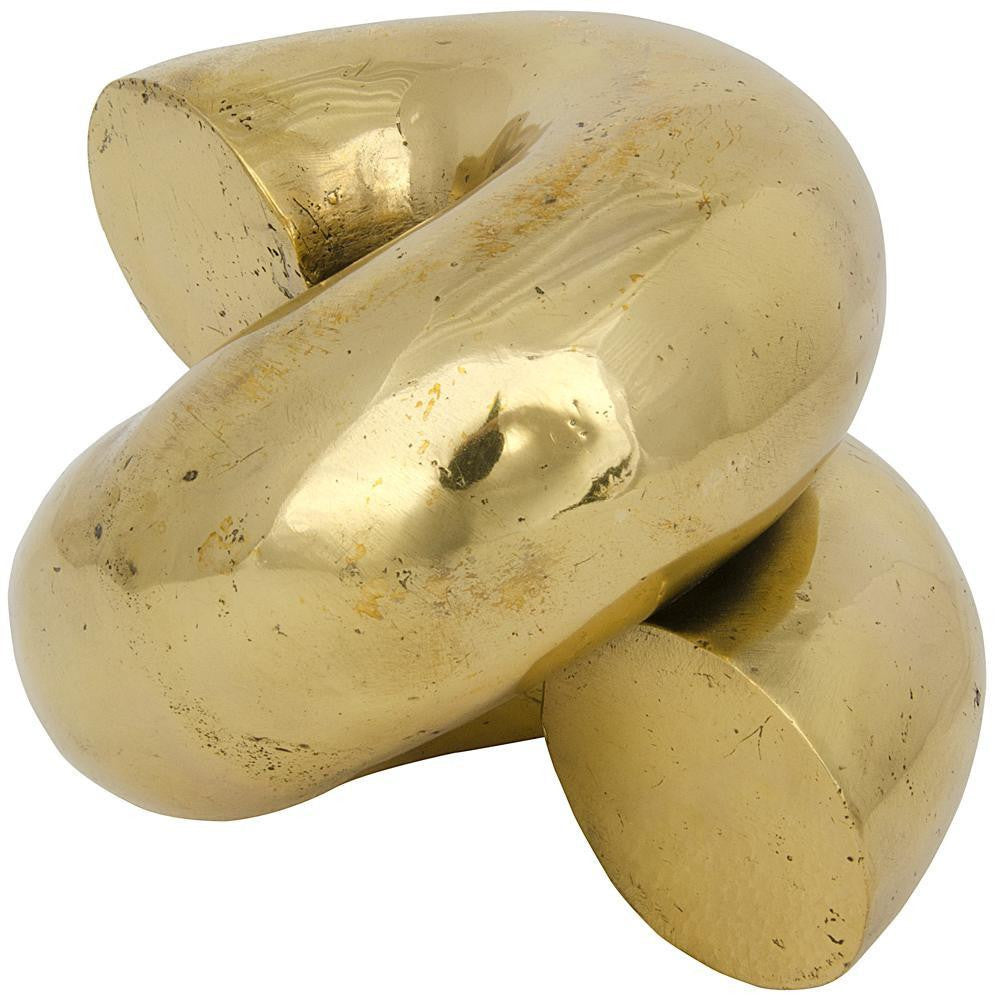 Noir Coiled; Antique Brass