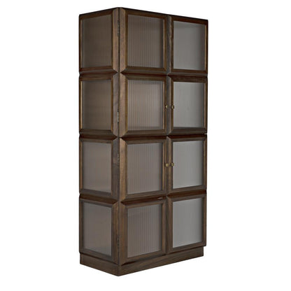 Noir Collins Hutch Dark Walnut
