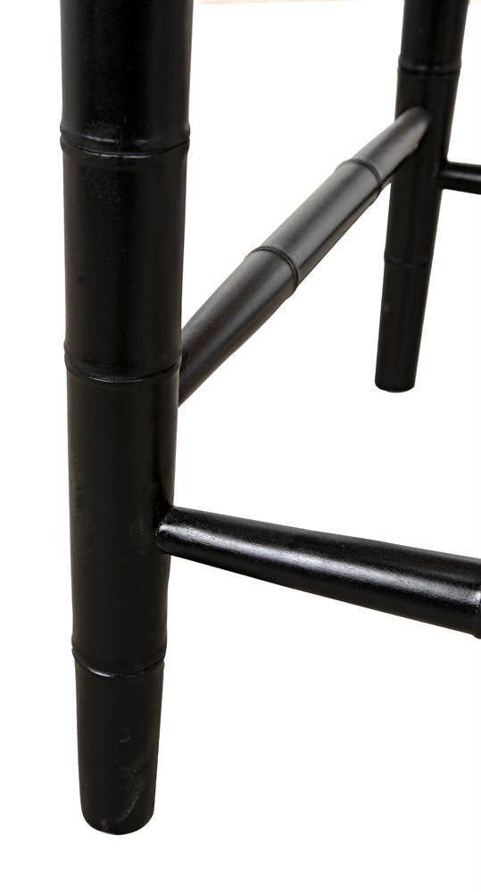 Noir Colonial Bamboo Side Dining Chair