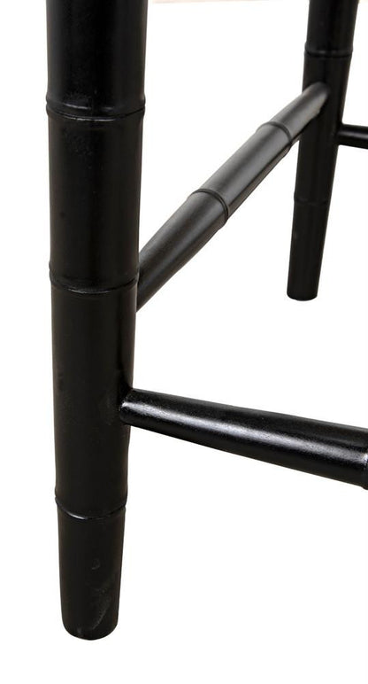Noir Colonial Bamboo Side Dining Chair