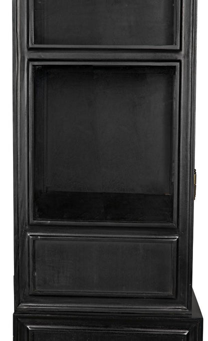 Noir Colonial Hutch Hand Rubbed Black
