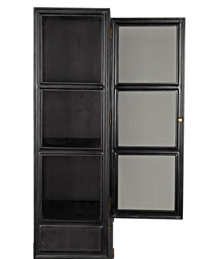 Noir Colonial Hutch Hand Rubbed Black