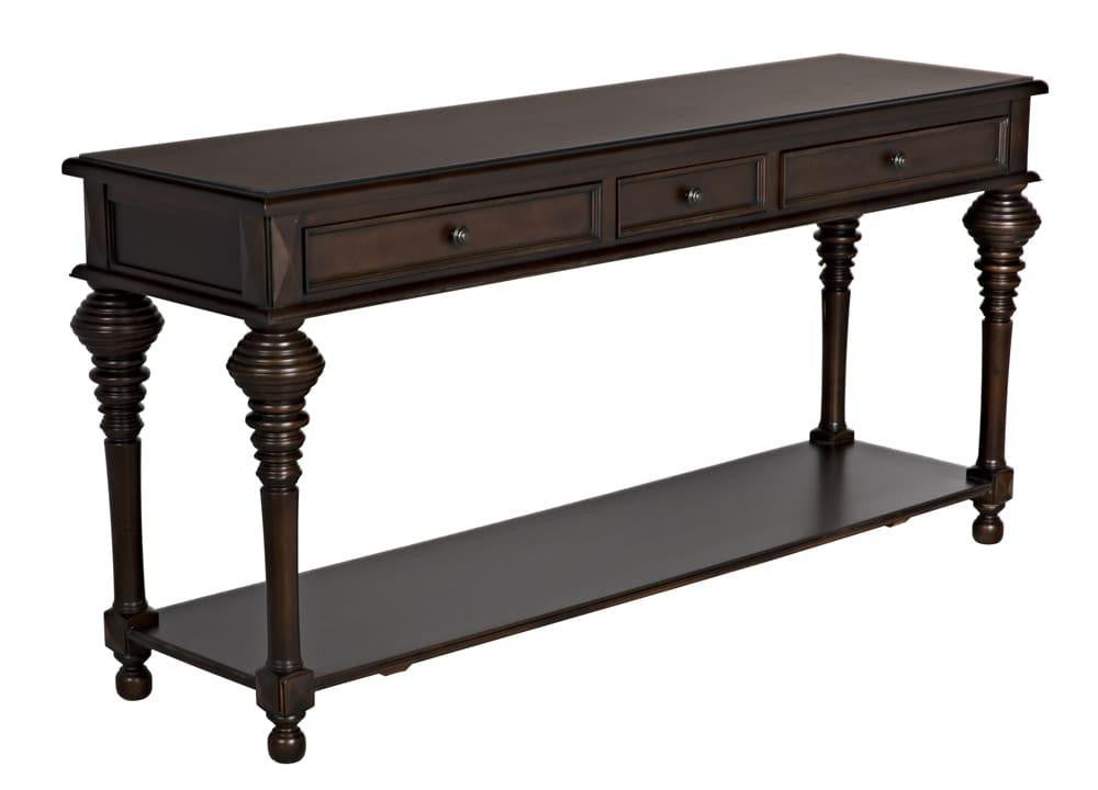 Noir Colonial Large Sofa Table