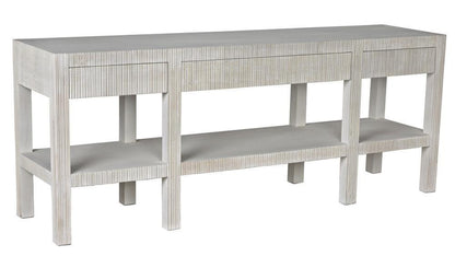 Noir Conrad Console White Wash