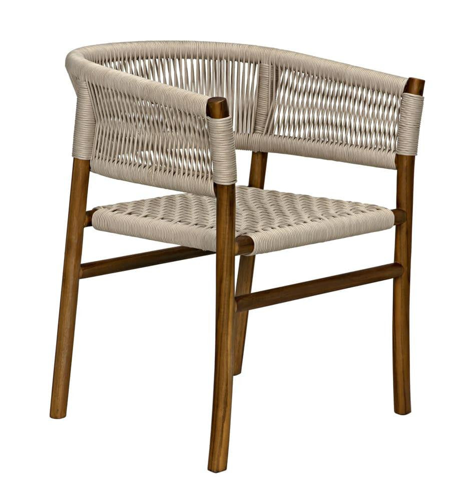 Noir Conrad Dining Chair Natural