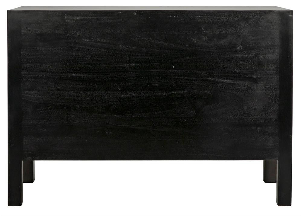 Noir Conrad Dresser, 6-Drawer, Pale, 47.5"W GDRE221P, Noir GDRE221P YUU6013LUT