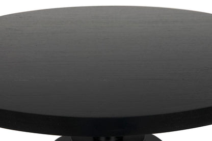 Noir Corum Dining Table, Hand-Rubbed Black, 42"W (GTAB544HB YUU6013KUQ)