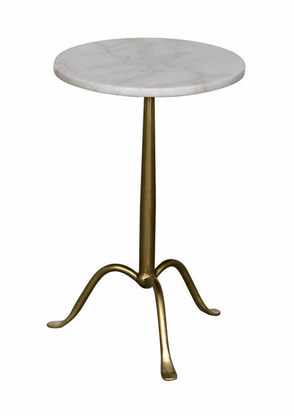Noir Cosmopolitan Side Table Antique Brass