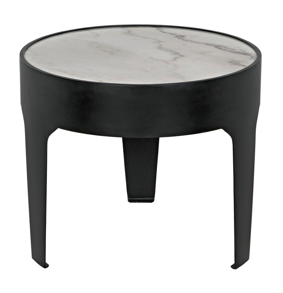 Noir Hiro Side Table Matte Black