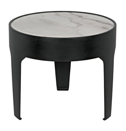 Noir Hiro Side Table Matte Black