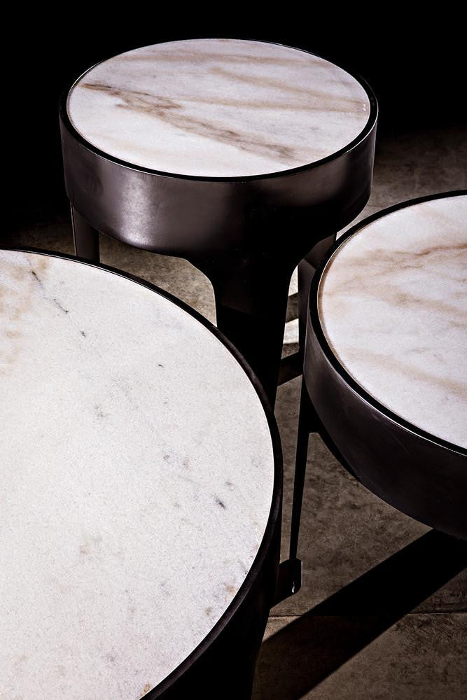 Noir Cylinder Side Table, Matte Black, 20.5"H (GTAB694MTB YUU6013MTQ)