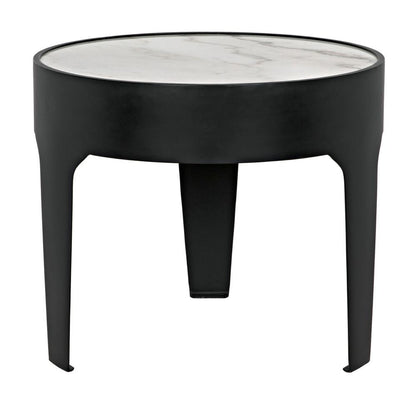 Noir Hiro Side Table Antique Brass