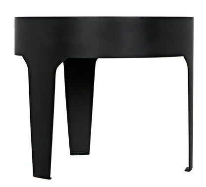 Noir Hiro Side Table Antique Brass