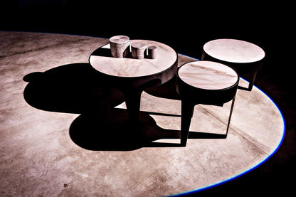 Noir Cylinder Side Table, Matte Black, 24"H (GTAB693MTB YUU6013MTR)