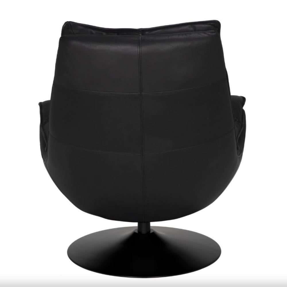 Noir Dante Swivel Chair