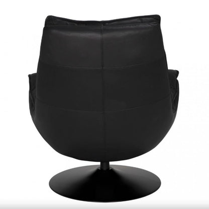 Noir Dante Swivel Chair